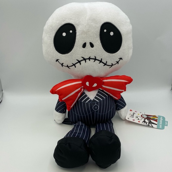 Disney Sally Jack Plush Doll Set Nightmare Before Christmas Skull 17 Inch Gifts - Picture 4 of 7
